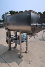 Lee 1,200 Lb. Stainless Steel Horizontal Sanitary Ribbon Blender, 316SS