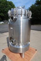 1,000 Liter Allegheny Bradford SS Sanitary Jacketed Pressure Tank/Reactor