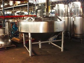 400 Gallon Chester Jensen Stainless Steel Agitated Cooker/Cooler