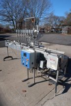 Inline Filling Systems 8 Spout Inline Filling Machine, 10 Ft. Conveyor