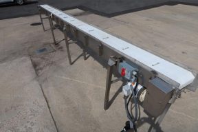 11.5 In. Wide X 21 Ft. Long SS Motorized Conveyor