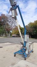 All Fill Stainless Steel Inclined Flexible Screw Conveyor, Portable