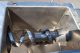 Hapman Inclined Screw Conveyor, Unused with 24 In. by 24 In. stainless steel floor level hopper