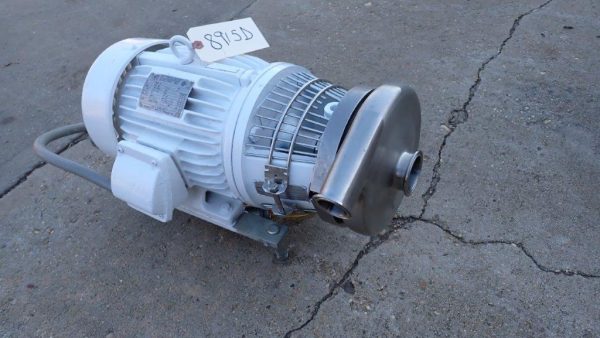 Tri-Clover 1.5 In. x 2 In. SS Centrifugal Pump, 5 HP