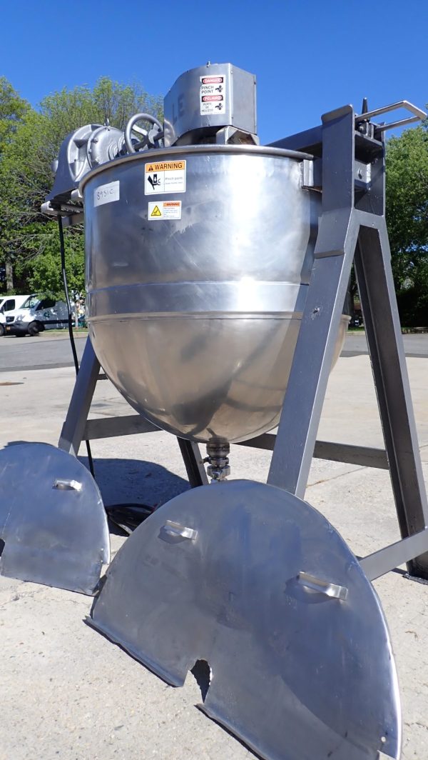 125 Gallon Lee Stainless Jacketed Double Motion Kettle