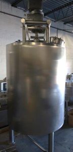 1,000 Gallon Lee 316 SS Double Motion Mixing Kettle, 100PSI Jacket