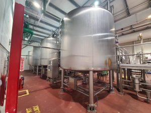 Walker 4,000 Gallon 316L Double Motion Jacketed Tank, Sanitary