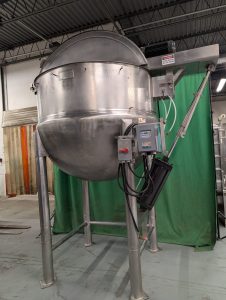 400 Gallon Lee Dual Motion Jacketed Kettle, 316SS
