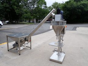 Single Auger Powder Filler with Inclined Screw