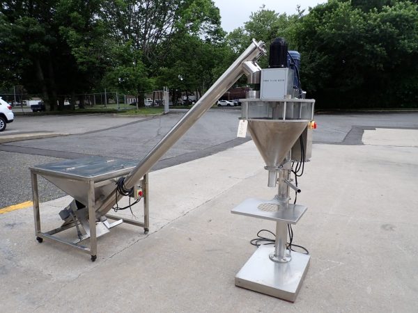 Single Auger Powder Filler with Inclined Screw