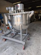 100 Gallon Lee SS Double Motion Kettle, Tilt-Out Agitator