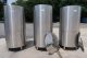 400 Gallon Stainless Sanitary Vertical Jacketed Tanks, (3)