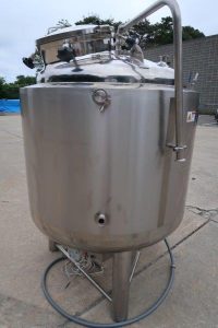 Dye 500 Liter SS Closed Jacketed Sanitary Tank, 30 PSI