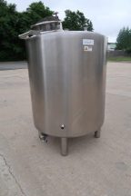 300 Gallon Stainless Closed Jacketed Tank, Sanitary