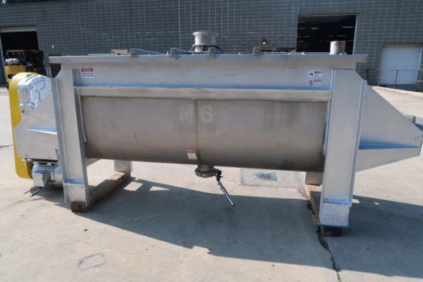 62 Cu. Ft. Stainless Steel Double Ribbon Blender, Heavy Duty