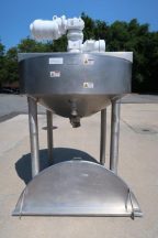 Chester Jensen 100 Gallon Agitated Cone Bottom Cooker/Cooler