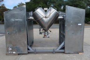 Gemco 10 Cu. Ft. Type 316L SS Twin Shell Vacuum Dryer Blender