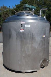 APV Crepaco 800 Gallon SS Mixing Tank, 94 PSIG Jacket