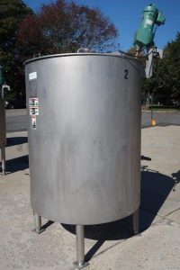 300 Gallon Walker SS Mixing Tank, 75 PSI Jacket