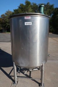 300 Gallon APV Crepaco Stainless Steel Mix Tank