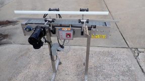 4.5 In. Wide X 40 In. Long SS Motorized Bottle Conveyor