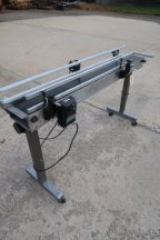 7.5 In. Wide X 65 In. Long Motorized Belt Conveyor, Varispeed