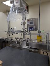 AMS Automatic Single Head Powder Filler, with Conveyor