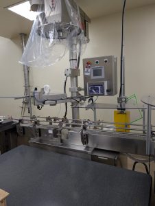 AMS Automatic Single Head Powder Filler, with Conveyor