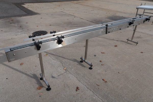4.5 In. x 14 Ft. Motorized Bottle Conveyor, SS