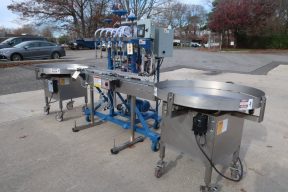 Simplex Inline Pressure Gravity Automatic Liquid Filling Machine