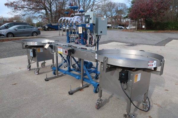 Simplex Inline Pressure Gravity Automatic Liquid Filling Machine