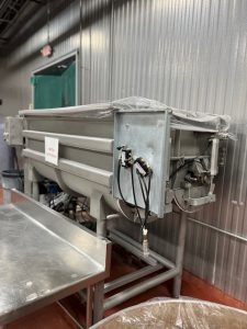 1,000 Lb. SS Horizontal Food Paddle Mixer, End Discharge
