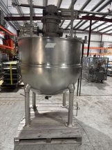 300 Gallon Groen 316 SS Dual Motion Kettle, 80 PSI Jacket