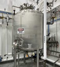 3,500 Liter Precision Stainless 316L SS Jacketed Mix Tank/Reactor