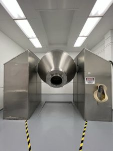 Gemco 75 Cu. Ft.  Sanitary Twin Shell and Double Cone Mixer, 304 SS