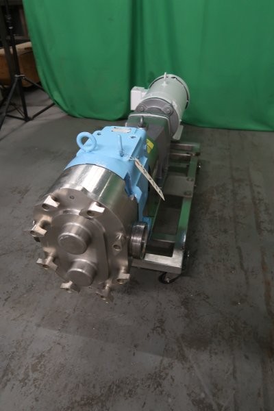9047A Waukesha 130 Stainless Positive Displacement Pump, 10 HP