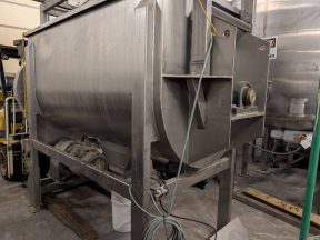90 Cu. Ft. Stainless Steel Double Ribbon Blender, 30 HP
