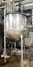 600 Gallon Groen Jacketed Mix Kettle, 100 PSI