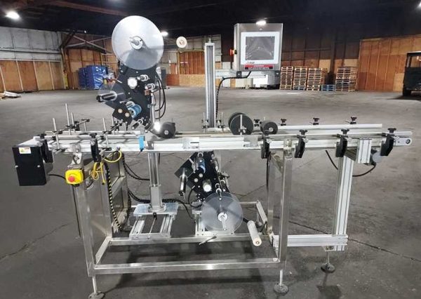 All Fill Top and Bottom Pressure Sensitive Bag Labeling System